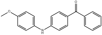 Methanone, [4-[(4-methoxyphenyl)amino]phenyl]phenyl- Structure