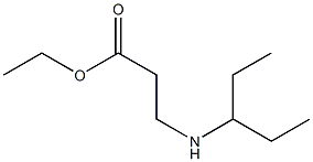 ethyl 3-[(pentan-3-yl)amino]propanoate Struktur