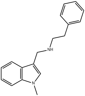 N-(1-(1H-INDOL-3-YL)ETHYL)-2-PHENYLETHANAMINE Structure