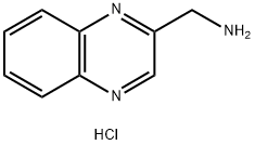 Quinoxalin-2-ylmethanamine hydrochloride 化学構造式