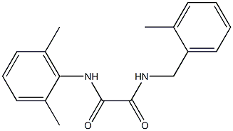 N'-(2,6-dimethylphenyl)-N-[(2-methylphenyl)methyl]oxamide Structure