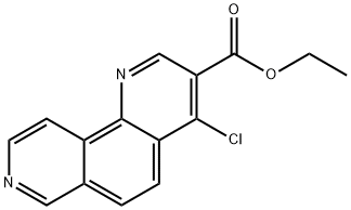 ethyl 4-chloro-1,8-phenanthroline-3-carboxylate Structure