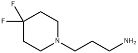 3-(4,4-difluoropiperidin-1-yl)propan-1-amine 化学構造式