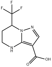 7-(三氟甲基)-4H,5H,6H,7H-吡唑并[1,5-A]嘧啶-3-羧酸,869948-08-3,结构式