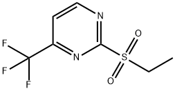 2-(ethylsulfonyl)-4-(trifluoromethyl)pyrimidine Struktur