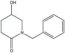 1-苄基-5-羟基哌啶-2-酮,87179-80-4,结构式