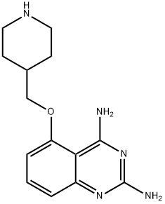 5-(piperidin-4-ylmethoxy)quinazoline-2,4-diamine Structure