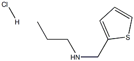 propyl[(thiophen-2-yl)methyl]amine hydrochloride 结构式