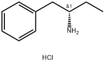 (S)-1-Benzylpropylaminehydrochloride 化学構造式