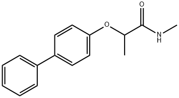 2-(4-biphenylyloxy)-N-methylpropanamide,880590-07-8,结构式