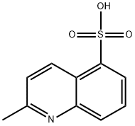 5-Quinolinesulfonic acid, 2-methyl- 化学構造式