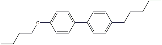 1,1'-Biphenyl, 4-butoxy-4'-pentyl- 化学構造式