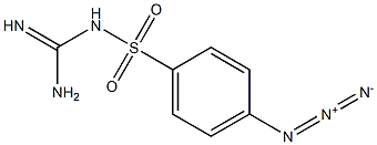 Benzenesulfonamide, N-(aminoiminomethyl)-4-azido- 化学構造式