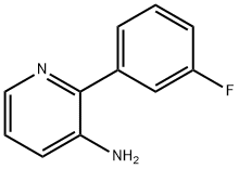 2-(3-氟苯基)吡啶-3-胺, 886508-65-2, 结构式