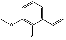 Benzaldehyde, 2-mercapto-3-methoxy- Structure