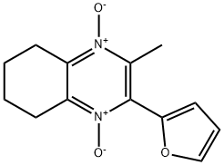 Quinoxaline, 2-(2-furanyl)-5,6,7,8-tetrahydro-3-methyl-, 1,4-dioxide Structure