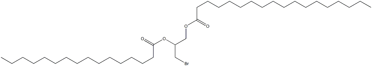 Octadecanoic acid, 3-bromo-2-[(1-oxohexadecyl)oxy]propyl ester