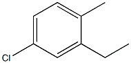 Benzene, 4-chloro-2-ethyl-1-methyl- Struktur