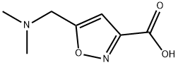 5-[(dimethylamino)methyl]-1,2-oxazole-3-carboxylic acid,893749-80-9,结构式