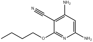 4,6-Diamino-2-butoxy-nicotinonitrile 结构式