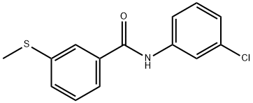 Benzamide, N-(3-chlorophenyl)-3-(methylthio)-|