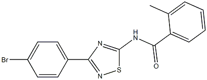 898611-65-9 N-[3-(4-bromophenyl)-1,2,4-thiadiazol-5-yl]-2-methylbenzamide