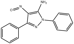 4-Nitroso-1,3-diphenyl-1H-pyrazol-5-amine,90012-56-9,结构式