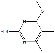 4-methoxy-5,6-dimethylpyrimidin-2-amine,90221-19-5,结构式