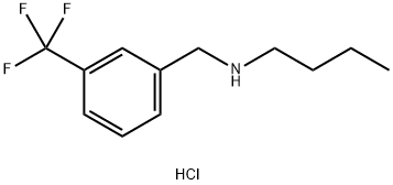 butyl({[3-(trifluoromethyl)phenyl]methyl})amine hydrochloride Struktur