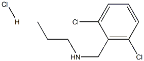 [(2,6-dichlorophenyl)methyl](propyl)amine hydrochloride Struktur