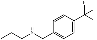 propyl({[4-(trifluoromethyl)phenyl]methyl})amine, 90390-13-9, 结构式