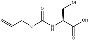 L-Serine, N-[(2-propenyloxy)carbonyl]- Struktur