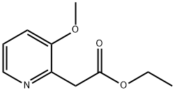 Ethyl 2-(3-methoxypyridin-2-yl)acetate 结构式