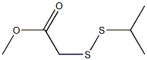 Acetic acid,2-[(1-methylethyl)dithio]-, methyl ester Struktur