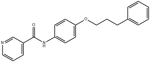 N-[4-(3-phenylpropoxy)phenyl]pyridine-3-carboxamide,914453-14-8,结构式