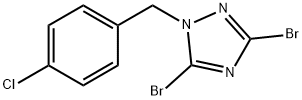 3,5-dibromo-1-[(4-chlorophenyl)methyl]-1H-1,2,4-triazole Structure