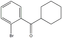 シクロヘキシル(2-ブロモフェニル)ケトン 化学構造式