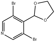 924649-13-8 3,5-二溴-4-(1,3-二氧戊环-2-基)吡啶