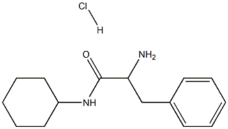 a-Amino-N-cyclohexylbenzenepropanamide HCl Struktur