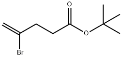 4-Pentenoic acid, 4-bromo-, 1,1-dimethylethyl ester Struktur