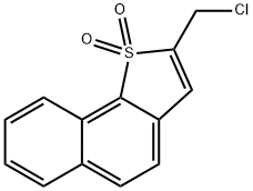 1,1-DIOXO-2-(CHLOROMETHYL)NAPHTHO[1,2-B]THIOPHENE 结构式