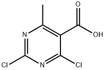 2,4-Dichloro-6-methylpyrimidine-5-carboxylic acid Structure