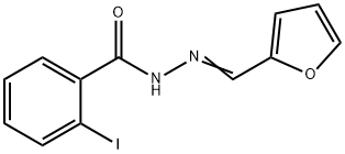 N'-(2-furylmethylene)-2-iodobenzohydrazide 结构式