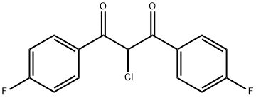 2-氯-1,3-双(4-氟苯基)丙烷-1,3-二酮, 937602-22-7, 结构式