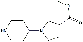 1-(4-PIPERIDINYL)-3-PYRROLIDINECARBOXYLIC ACID METHYL ESTER|