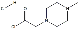 2-(4-methylpiperazin-1-yl)acetyl chloride hydrochloride 化学構造式