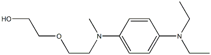 2-[2-[[4-(diethylamino)phenyl]methylamino]ethoxy]ethanol 化学構造式