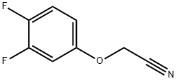 2-(3,4-Difluoro-phenoxy)acetonitrile 化学構造式