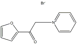 Pyridinium, 1-[2-(2-furanyl)-2-oxoethyl]-, bromide Struktur