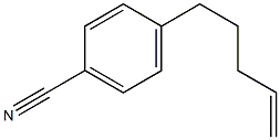 Benzonitrile, 4-(4-pentenyl)- Structure